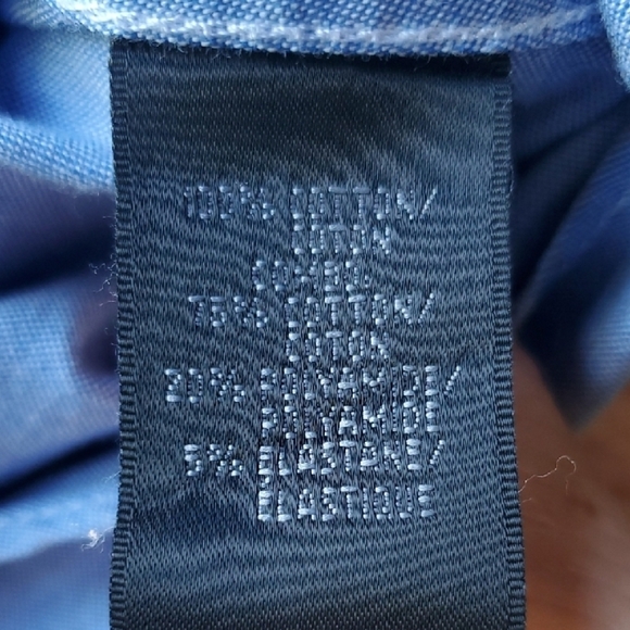 Lafayette 148 New York Blue Mandarin Collar Blouse - Picture 10 of 11